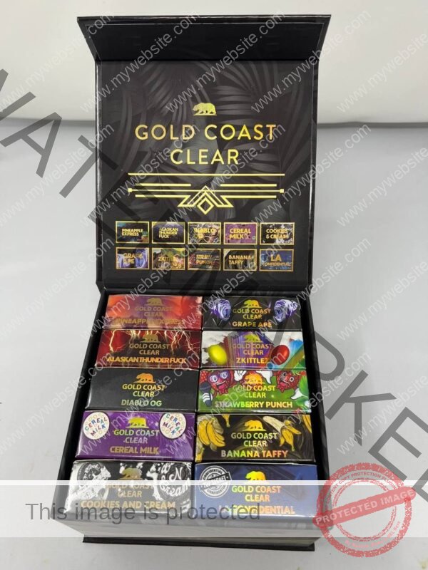 Buy Gold Coast Clear Carts | Premium THC Vape Cartridges